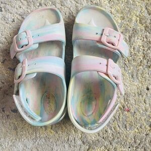 Tie dye sandals